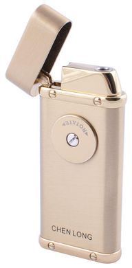 Зажигалка подарочная CHEN LONG (Турбо пламя) №4326 Gold 4326-Gold фото
