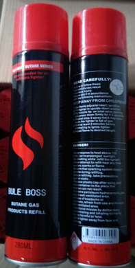 Газ для заправки зажигалок очищенный "BULE BOSS 🔥" 250мл BULE BOSS  фото