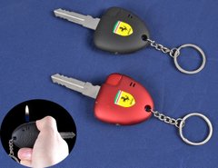 Запальничка кишенькова ключ авто Ferrari (звичайне полум'я) №3780-7 598723553 фото