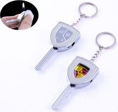 Запальничка кишенькова ключ Porsche (звичайне полум'я) №4201 460328403 фото