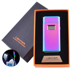Електроімпульсна запальничка в подарунковій коробці Lighter (USB) №5005 Хамеліон №5005 Хамеліон фото