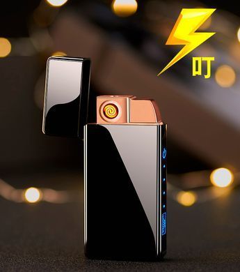 USB - Газовая Зажигалка (Острое пламя + спираль накаливания) индикатор заряда HL-250 Jin Bing HL-250-Jin-Bing фото