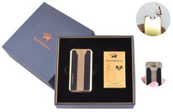 Запальничка Електроімпульсна + Спіраль розжарювання Pantheraa (USB) XT-4868-2 XT-4868-2 фото