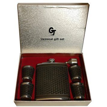 Подарочный набор GT "Classical Gift Set" Фляга, рюмки, лейка D560 D560 фото
