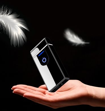 Електроімпульсна ⚡️ запальничка в подарунковій коробці Lighter HL-102 Black HL-102 Black фото