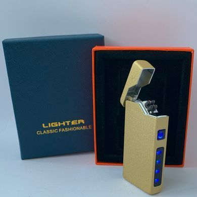 Електрична USB-запальничка з подвійною дугою ⚡⚡HL-645 Gold HL-645 Gold фото