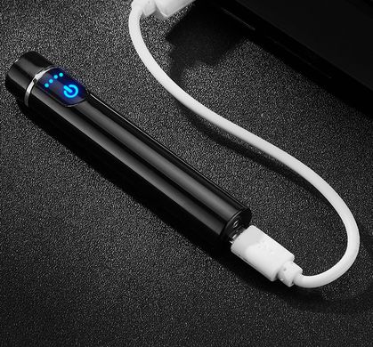 USB зажигалка в подарочной упаковке Lighter (Спираль накаливания) XT-4980 Black XT-4980-Black фото