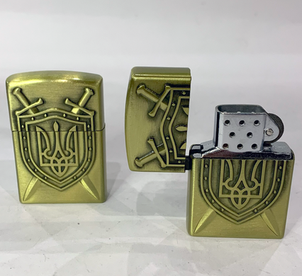Запальничка газова Україна  (Звичайне полум'я 🔥, Кремнієва) HL-4550-55 HL-4550-55 фото