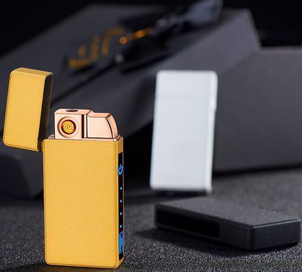 USB - Газовая Зажигалка (Острое пламя + спираль накаливания) индикатор заряда HL-250 Jin Bing HL-250-Jin-Bing фото