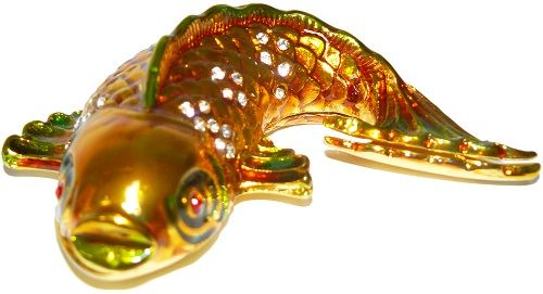 Шкатулка ювелирная "Золотая рыбка" QF1088 QF1088 фото