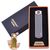 USB зажигалка в подарочной упаковке Lighter (Спираль накаливания) №HL-60 Black 955743055 фото