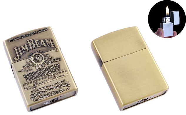 Зажигалка карманная Jim Beam (Обычное пламя) №4901-1 №4901-1 фото