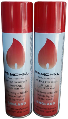 Газ для заправки зажигалок высокой очистки PAMCHAL 250 мл (Англия ) Pamchal фото