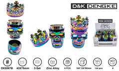 Гриндер D&K "Череп в короне" ☘️ (три секции), 4,3см*7,5см DK-5067-B DK-5067-B фото