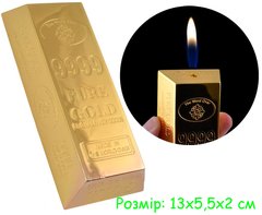 Зажигалка сувенирная "Слиток золота" (Размер 13х5,5х2 см) XT-1714 XT-1714 фото