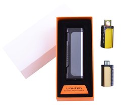 USB зажигалка в подарочной упаковке Lighter (Спираль накаливания) №HL-35 Black 955742989 фото