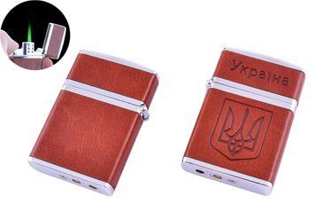 Запальничка кишенькова Україна (Турбо полум'я) №4494 4494 фото