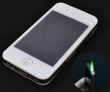 Запальничка подарункова IPhone (Турбо полум'я) №4107 White 4107-White фото