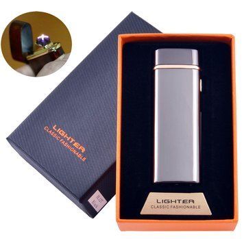 Электроимпульсная зажигалка в подарочной коробке LIGHTER (USB) HL-127 Black HL-127-Black фото