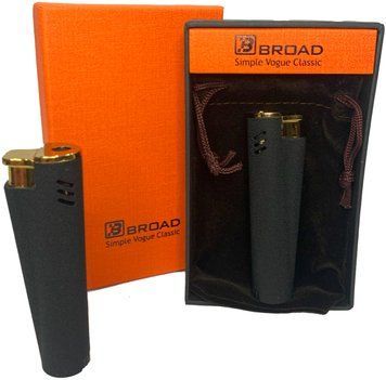 Креативная ветрозащитная зажигалка в подарочной коробке 🎁 (Турбо пламя🚀) BROAD HL-406 Black mate HL-406-Black-mate фото