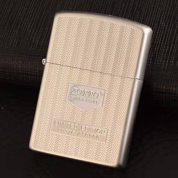 Запальничка бензинова ZORRO 'LIMITED EDITION 10000' HL-342 Gold HL-342 Gold фото