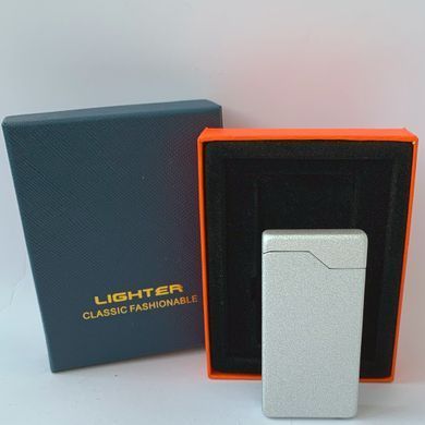 Електрична USB-запальничка з подвійною дугою ⚡⚡HL-645 Silver HL-645 Silver фото