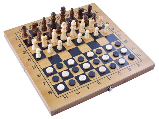 Игровой набор 3в1 нарды, шахматы и шашки (34х34 см) №3517B 3517B фото