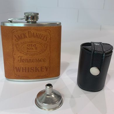 Подарунковий набір фляга Jack Daniel&rsquo;s з чарками QK-1-1 QK-1-1 фото