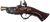 Запальничка декоративна Пістоль, мушкет 32см (турбо полум'я) №1657 1657 фото