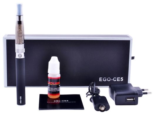 Електронна сигарета EGO-CE5 1100маг (подарункова упаковка) Black, Silver EC-001 EC-001 фото