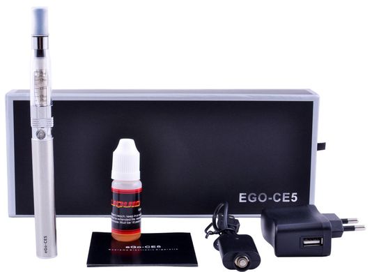 Електронна сигарета EGO-CE5 1100маг (подарункова упаковка) Black, Silver EC-001 EC-001 фото