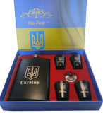Подарочный набор с флягой для мужчин Ukraine 🇺🇦 6х1 TZ-14 TZ-14 фото