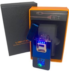 Дуговая электроимпульсная зажигалка с USB-зарядкой⚡️Украина LIGHTER HL-430-Blue-ice HL-430-Blue-ice фото