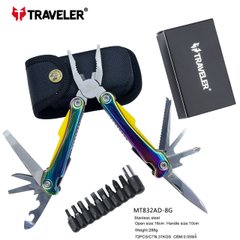 Багатофункціональний ніж (мультитул) з комплектом біт Traveler 16,2см MT832AD-8G MT832AD-8G фото
