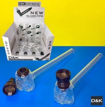 Стеклянная Трубка для Курения ☘️ D&K Oil-pipe (13.1см) &laquo;Darth Vader&raquo; DK-8586 Black version DK-8586 Black version фото