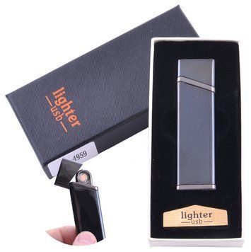 USB зажигалка в подарочной упаковке Lighter (Спираль накаливания) №XT-4959-2 1137143883 фото