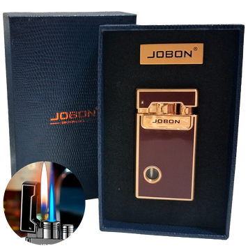 Газова запальничка JOBON зі здвоєним полум'ям (Турбо + Класика) HL-864 red HL-864 red фото