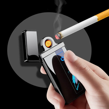 USB Зажигалка в подарочной коробке Lighter⚡️электрическая зажигалка⚡️(спираль накаливания) D333 D333 фото