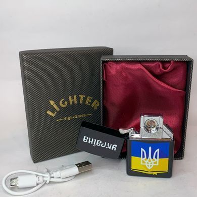 Електрична USB-запальничка з розжарюванням "Герб України" ⚡ HL-478-1 HL-478-1-3 фото