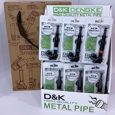 🔥 Металлическая курительная трубка D&K DENGKE &laquo;Anti Pressure Area&raquo; с сетками DK8813P DK8813P фото