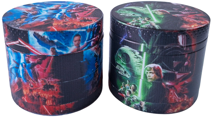 Металевий гріндер 3-секційний &laquo;Star Wars / Зоряні Війни&raquo; &mdash; 40&times;35 мм K-88 K-88 фото