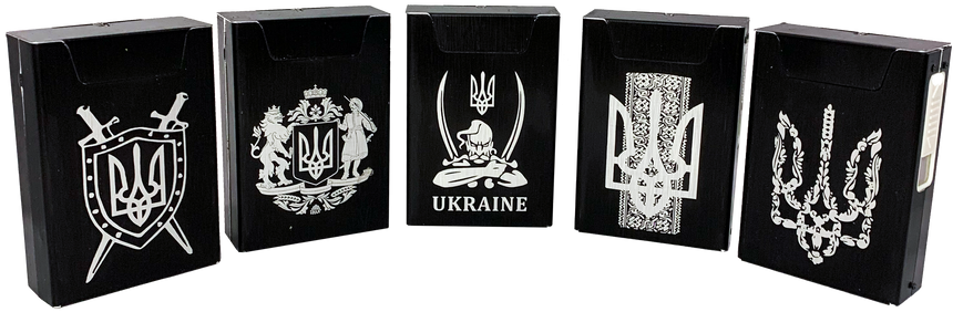 Портсигар на 20 сигарет із електроприкурювачем⚡️Щит с тризубом 🛡️ (USB) HL-426 HL-426 Щит с тризубом 🛡️ фото