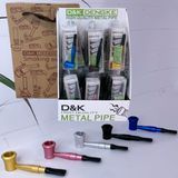 🔥 Металлическая курительная трубка D&K DENGKE с сетками DK8615 DK8615 фото
