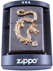 Запальничка бензинова Zippo Золотий дракон №4227