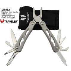 Многофункциональный нож (Мультитул) 10в1 в чехле Traveler 10,5 см MT982 MT982 фото