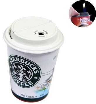 Зажигалка карманная STARBUCKS (обычное пламя) №2561-2 1014057771 фото