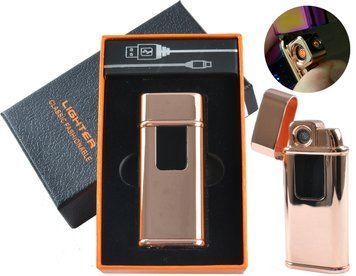 USB - Газовая Зажигалка (Турбо пламя + спираль накаливания) индикатор заряда HL-251 Jin Bing HL-251-Jin-Bing фото