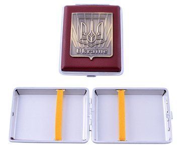 Портсигар на 20 сигарет Герб України 🇺🇦 D219 D219 фото