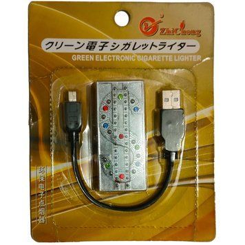 Электронная USB-зажигалка ZhiCheng Green Electronic Cigarette Lighter D725 D725 фото
