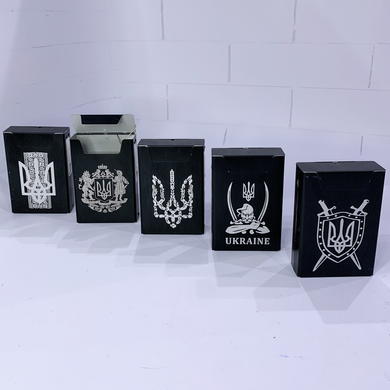 Портсигар на 20 сигарет із електроприкурювачем⚡️Козак (USB) HL-426 HL-426 Козак фото